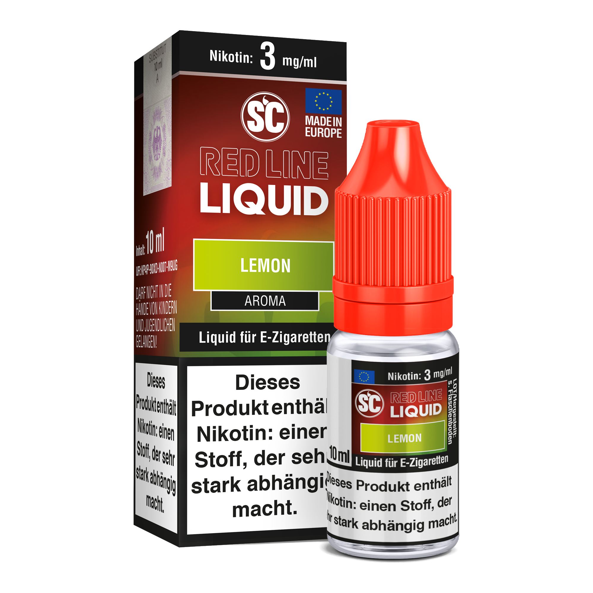 SC - Red Line Nitotin - Lemon - Nikotin Liquid
