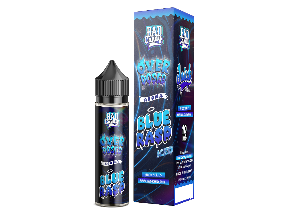 Bad Candy Juiced Series - Blue Rasp 10ml Aroma Longfill Overdosed