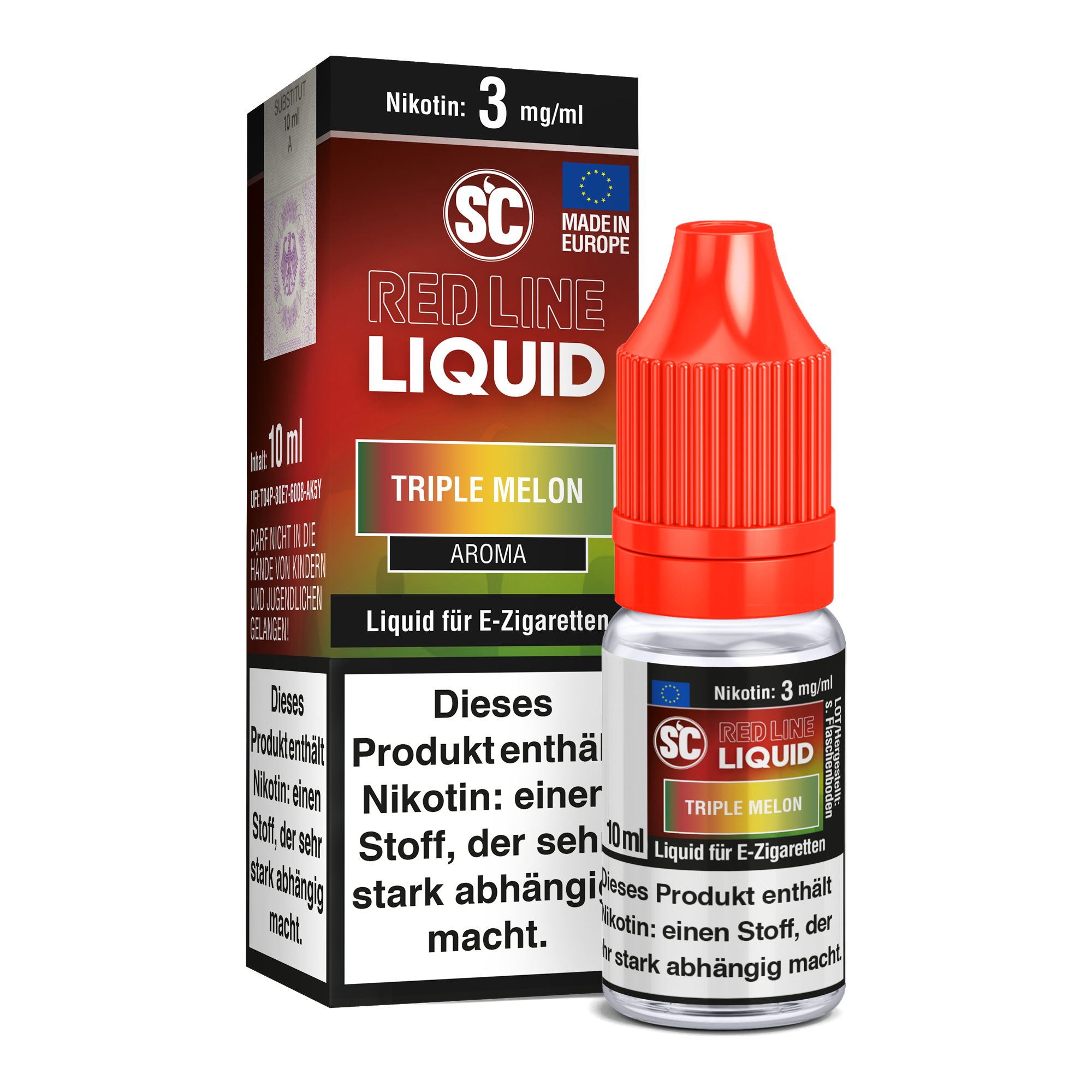 SC - Red Line Nitotin - Triple Melon - Nikotin Liquid