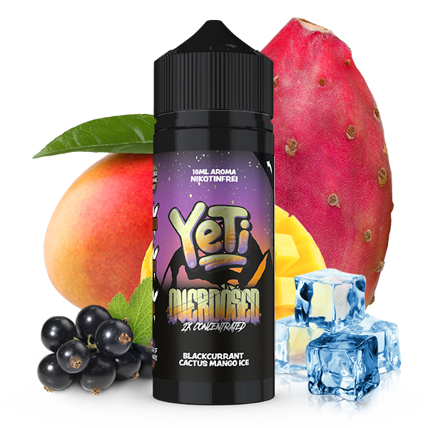 Yeti - Blackcurrant Cactus Mango 10ml Overdosed Aroma Longfill