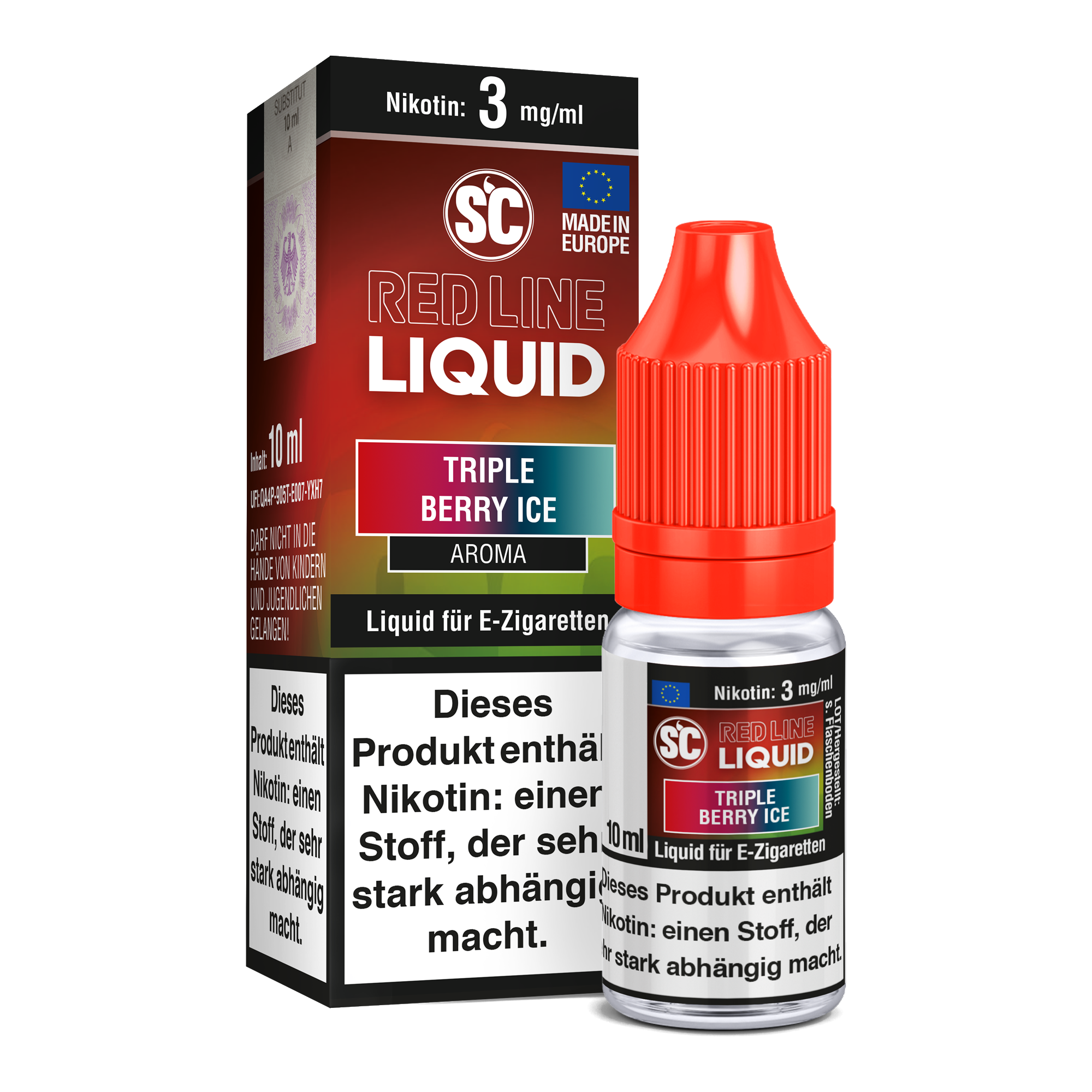 SC - Red Line Nitotin - Triple Berry Ice - Nikotin Liquid