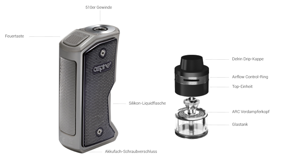 Aspire - Feedlink mit Revvo Boost
