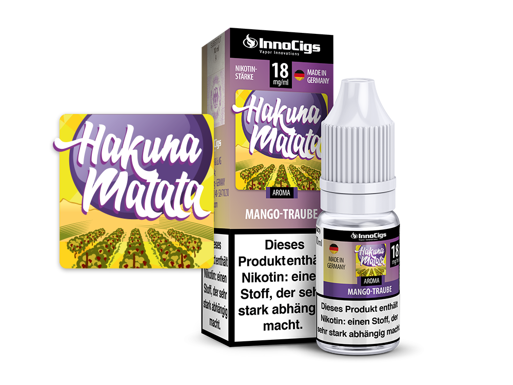 Innocigs - Hakuna Matata Traube 10ml Liquid
