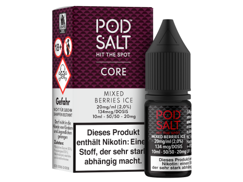 Pod Salt - Core - Mixed Berries Ice 10ml Nikotinsalz Liquid