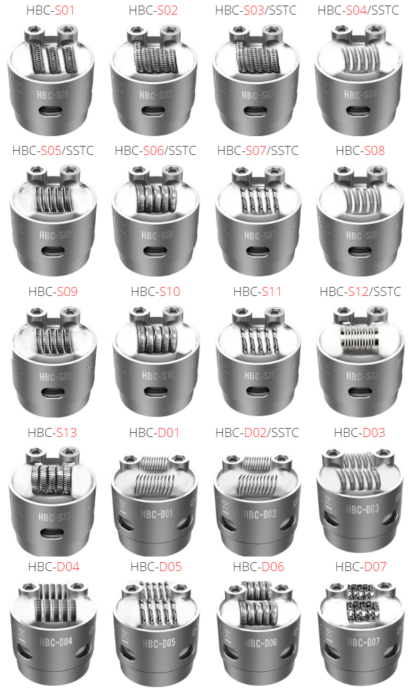 Geekvape - Eagle Hbc D06 Flat Clapton 0,15 ohm für Eagle Tank