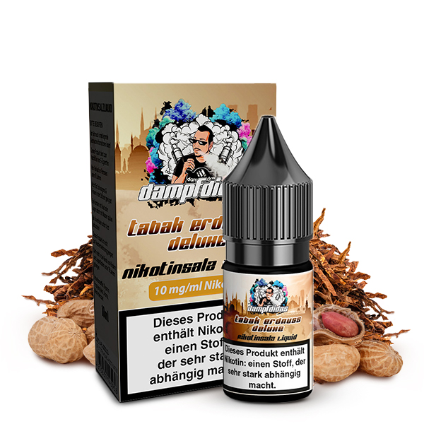 Dampfdidas - Tabak Erdnuss 10ml Nikotinsalzliquid