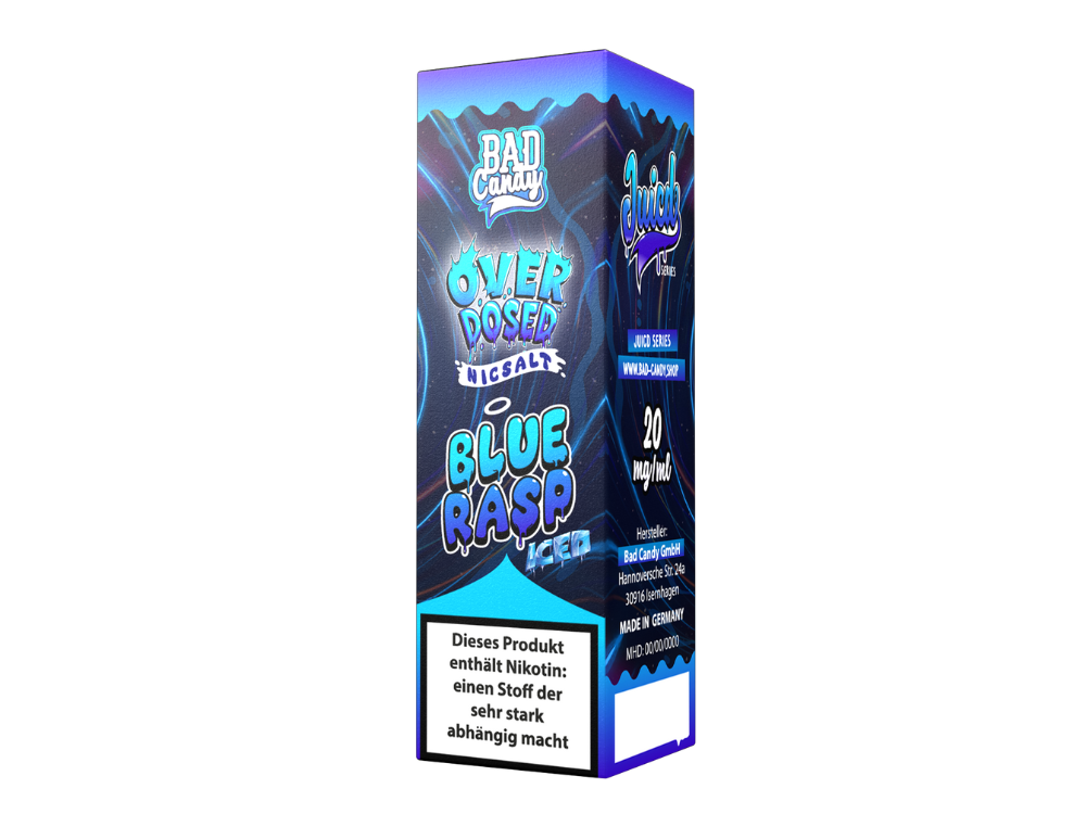Bad Candy Juiced Series - Blue Rasp - Nikotinsalz Liquid