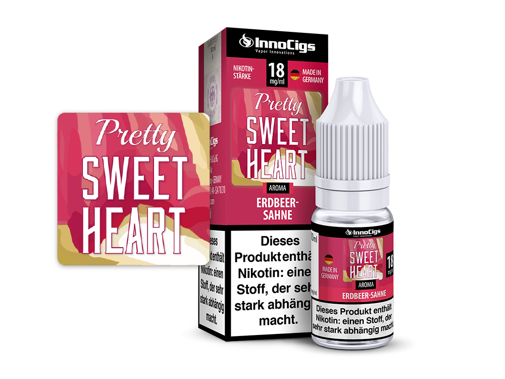 Innocigs - Pretty Sweetheart Sahne-Erdbeer 10ml Liquid