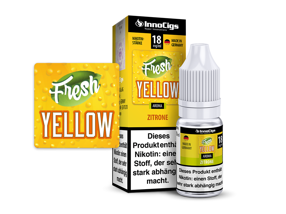 Innocigs - Fresh Yellow Zitrone 10ml Liquid