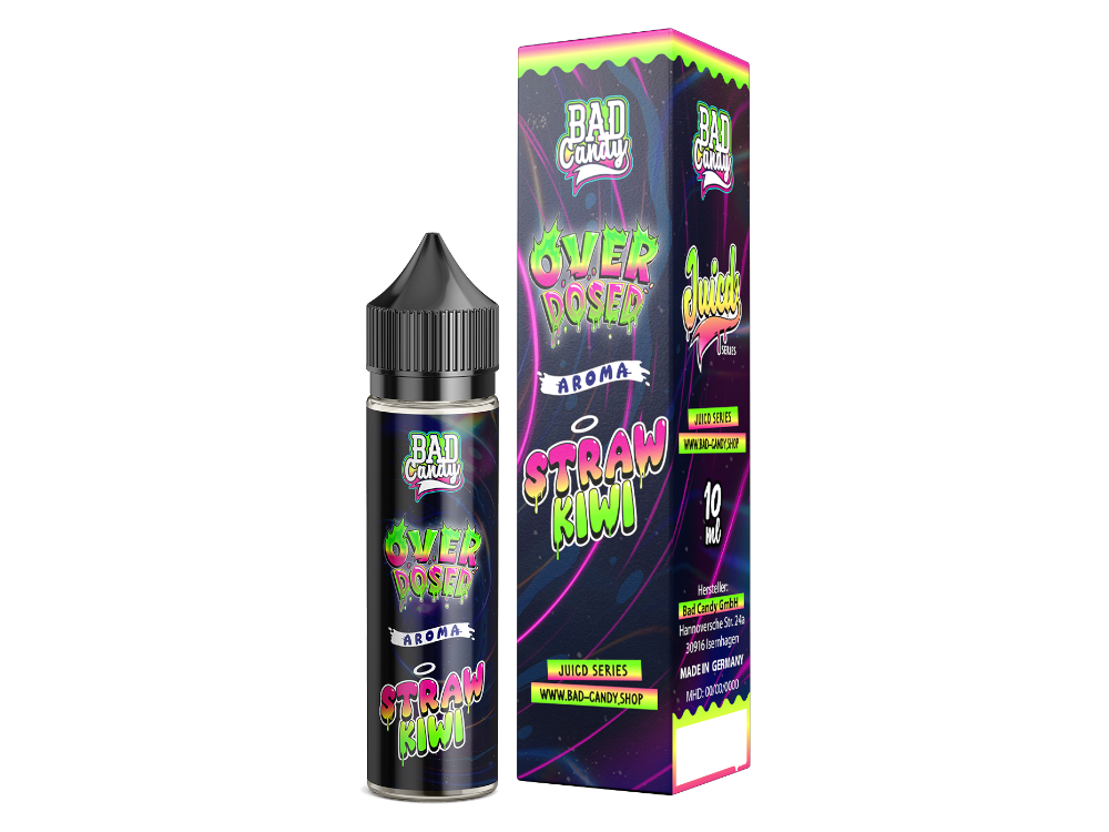 Bad Candy Juiced Series - Straw Kiwi 10ml Aroma Longfill Overdosed