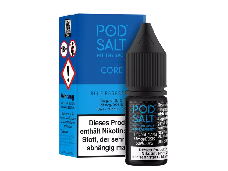 Pod Salt - Core - Blue Raspberry 10ml Nikotinsalz Liquid