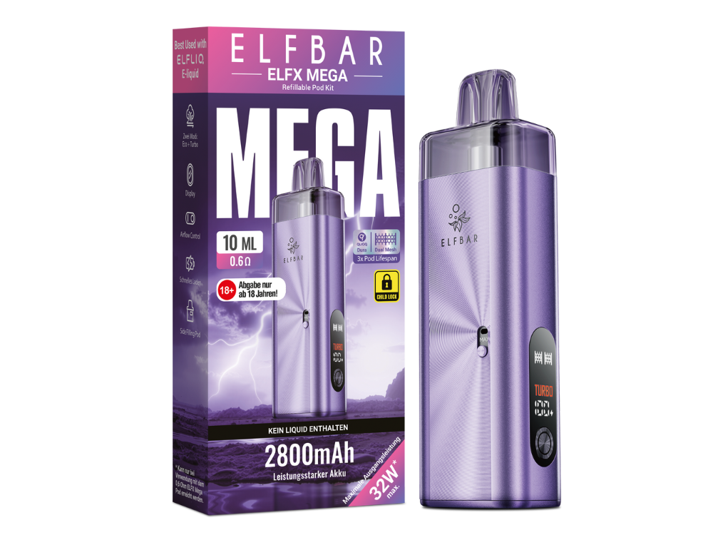 Elfbar - Elfx Mega Akku