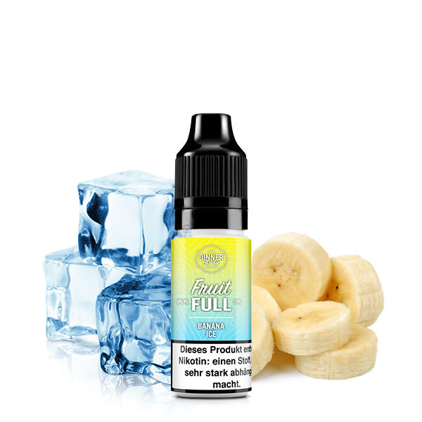 Dinner Lady - Fruit Full - Banana Ice 10ml Nikotinsalz Liquid