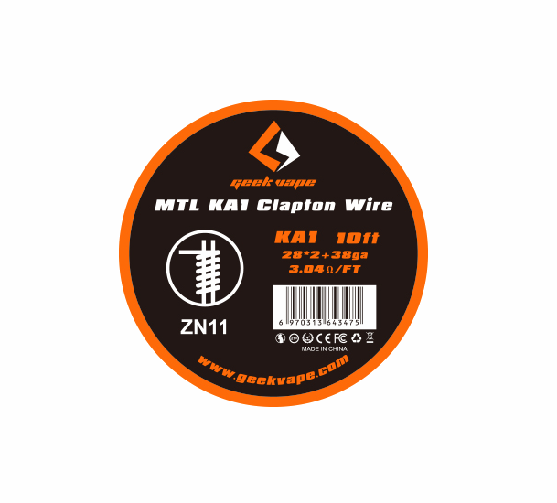 Geekvape - MTL Kanthal A1 Clapton Draht 3m 28GA*2+38GA ZN11