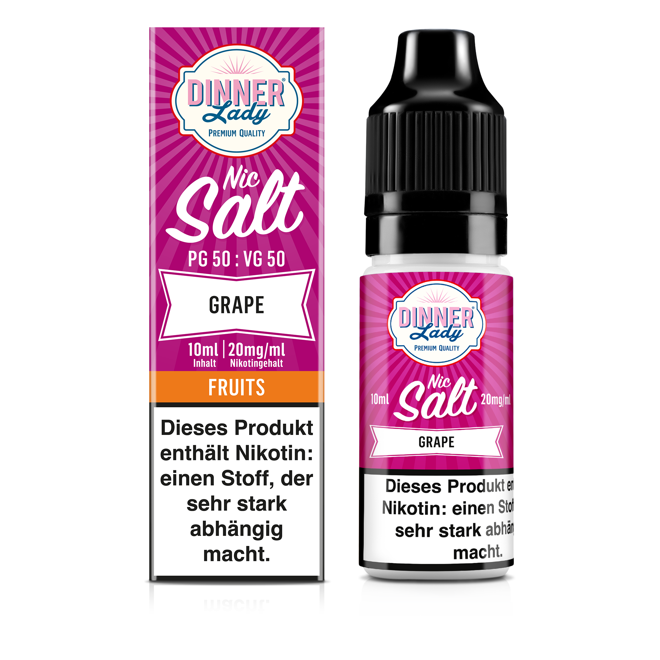Dinner Lady - Grape 10ml Nikotinsalz Liquid