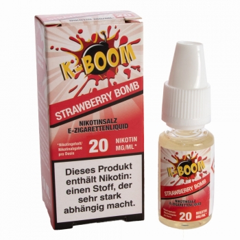 K-Boom - Strawberry Bomb 10ml 20mg Nikotinsalzliquid