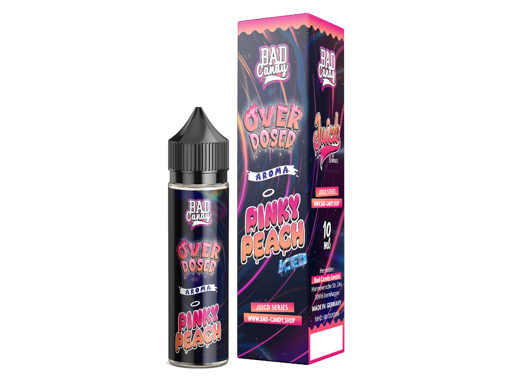 Bad Candy Juiced Series - Pinky Peach 10ml Aroma Longfill Overdosed
