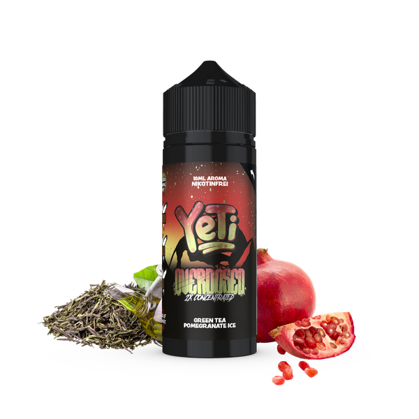 Yeti - Green Tea Pomegranate Ice 10ml Overdosed Aroma Longfill