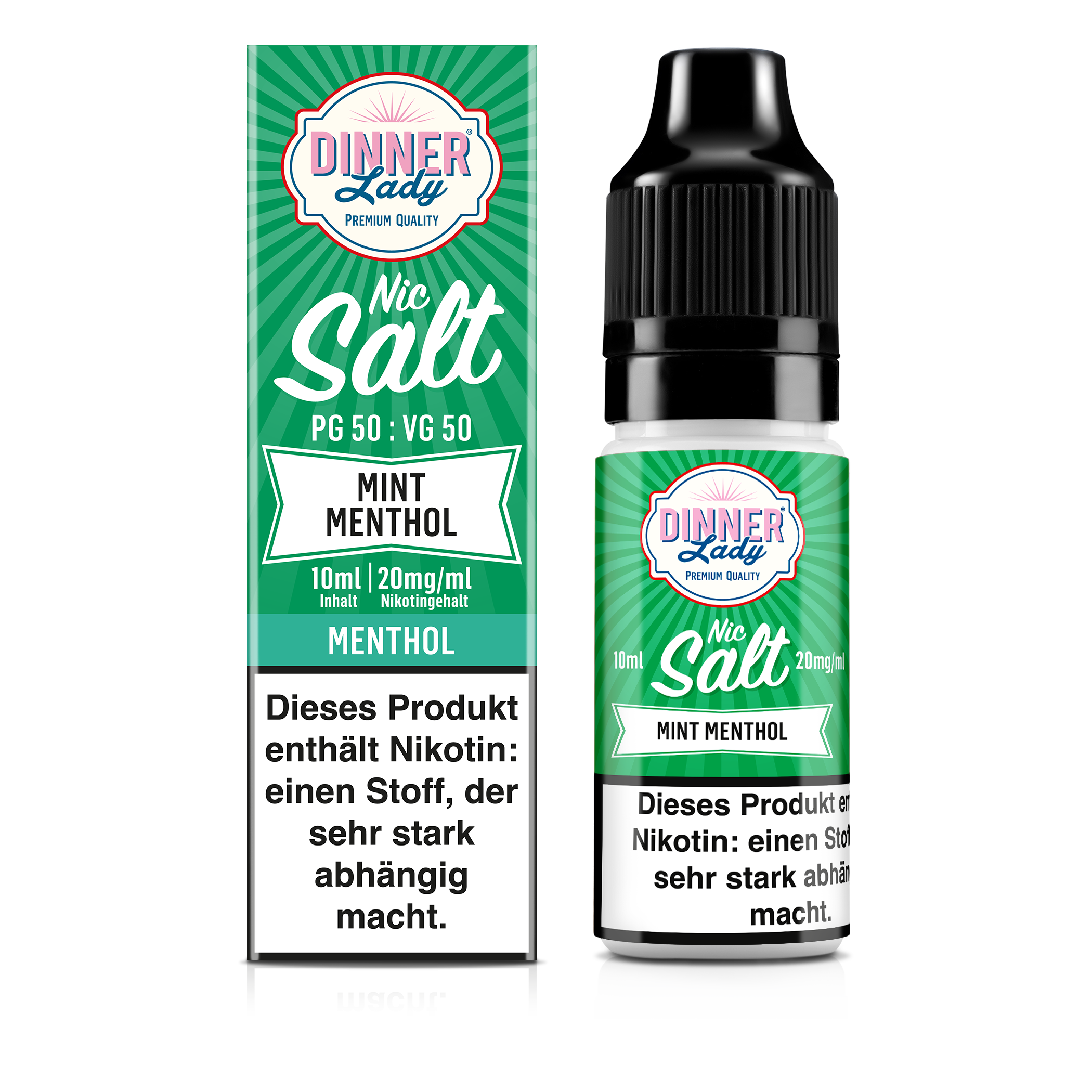Dinner Lady - Spearmint Menthol 10ml Nikotinsalz Liquid