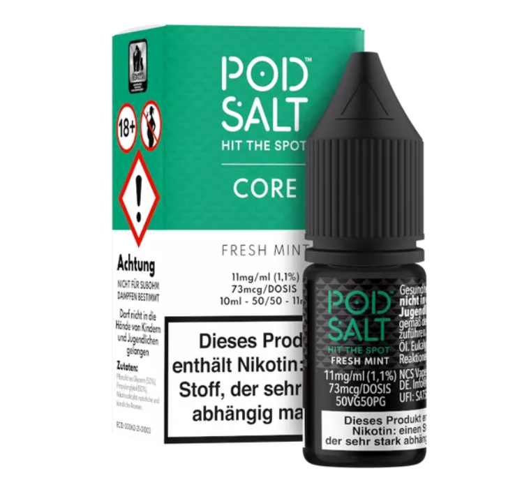 Pod Salt - Core - Fresh Mint 10ml Nikotinsalz Liquid