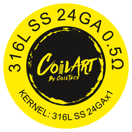 Coilart - 316L SS 24GA 0,5 ohm