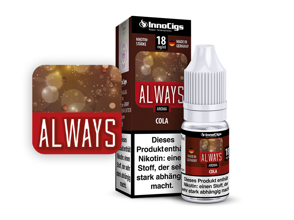 Innocigs - Always Cola 10ml Liquid