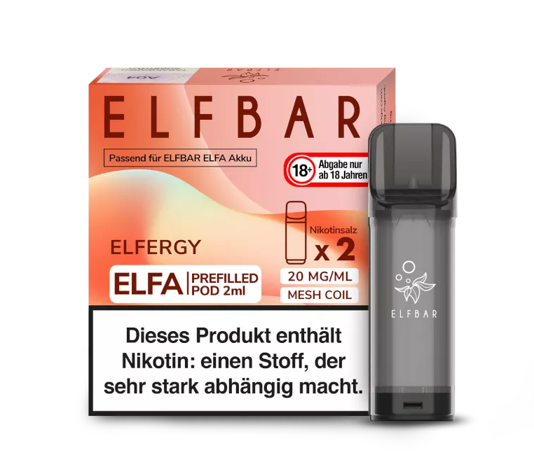 Elfbar - Elfa Pod Elfergy (2 Stück pro Packung)