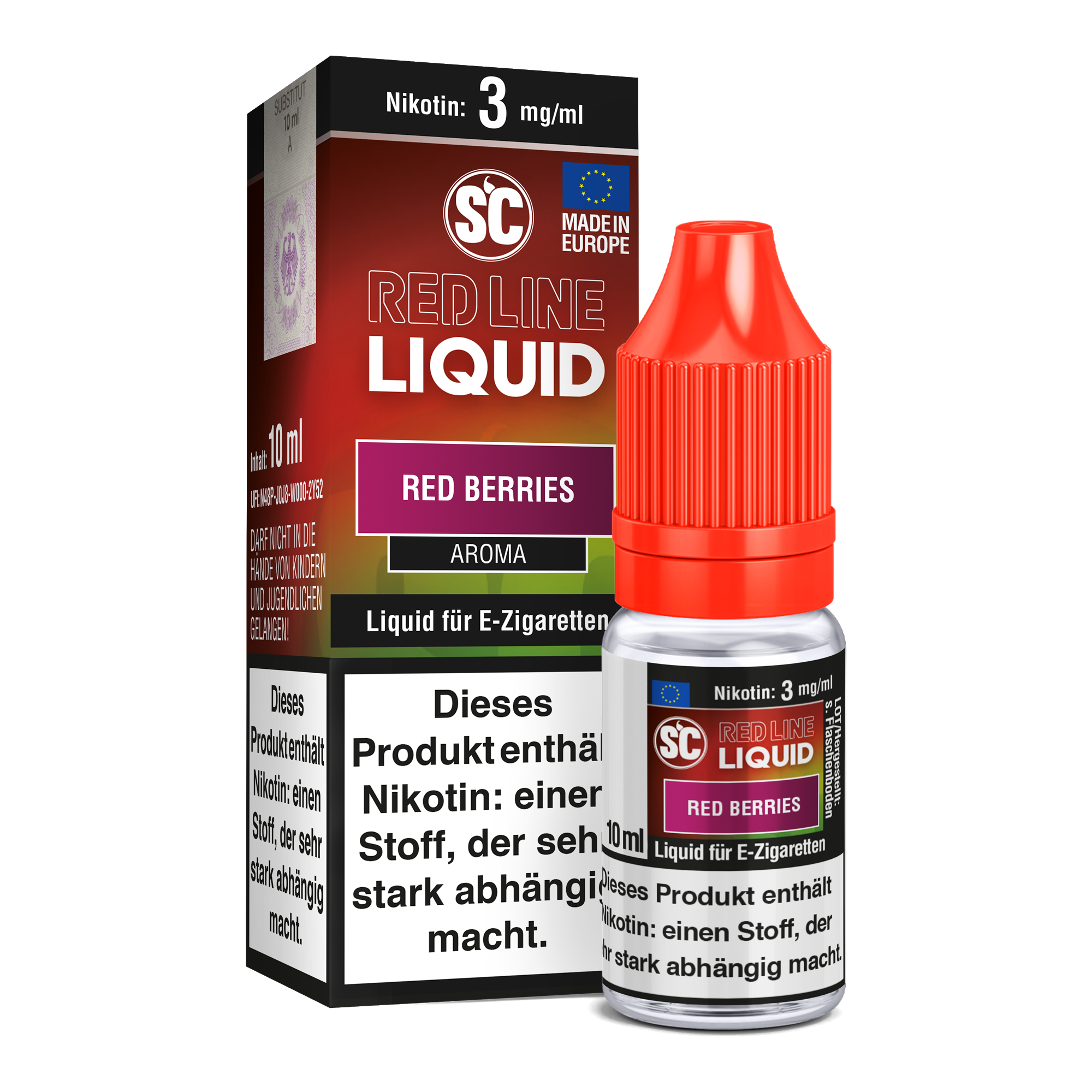 SC - Red Line Nitotin - Red Berries - Nikotin Liquid