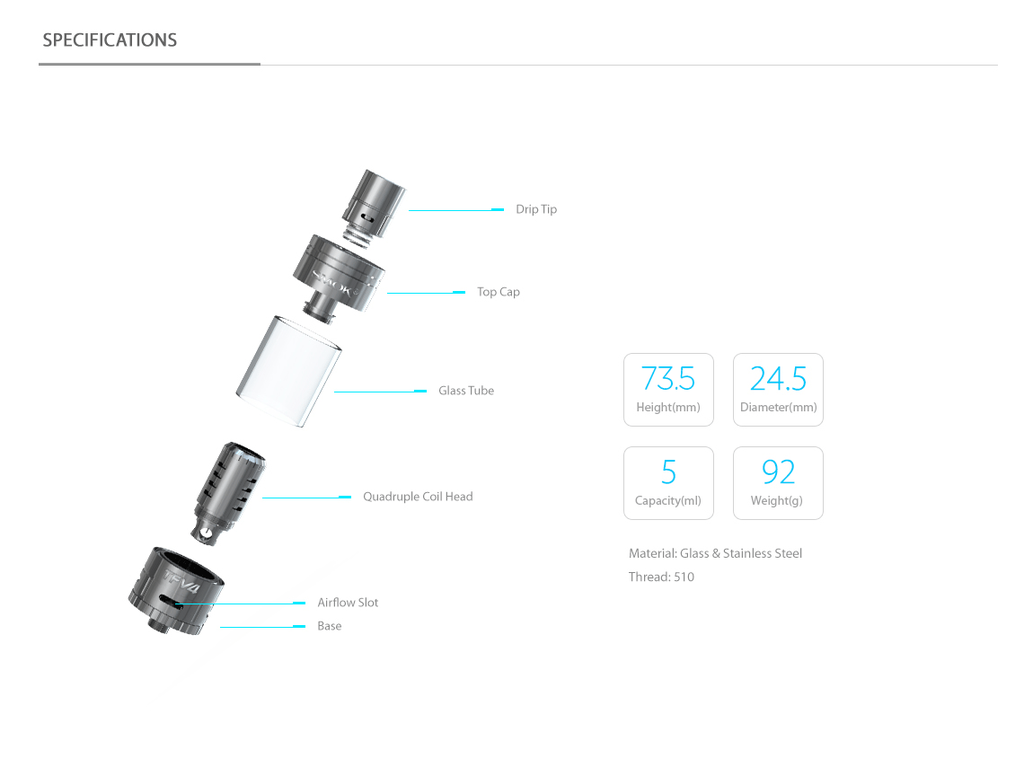 Smok - TFV4 T 2 Ersatzverdampfer