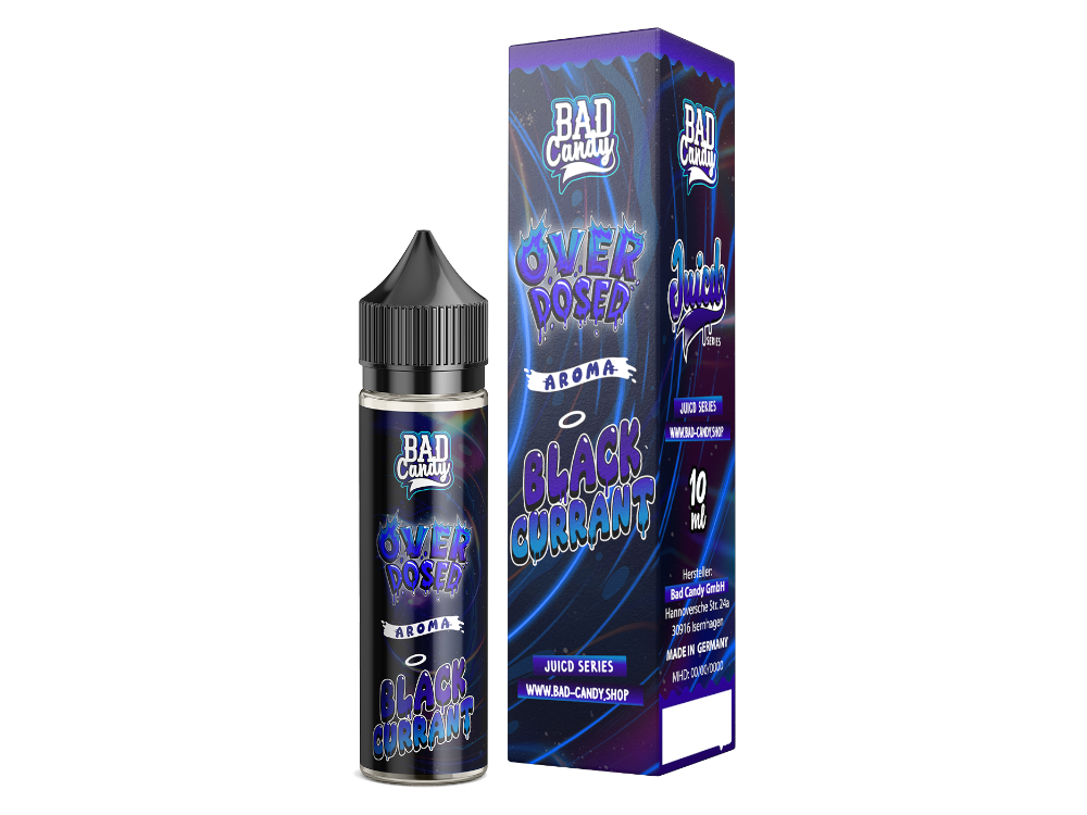 Bad Candy Juiced Series - Blackcurrant 10ml Aroma Longfill Overdosed