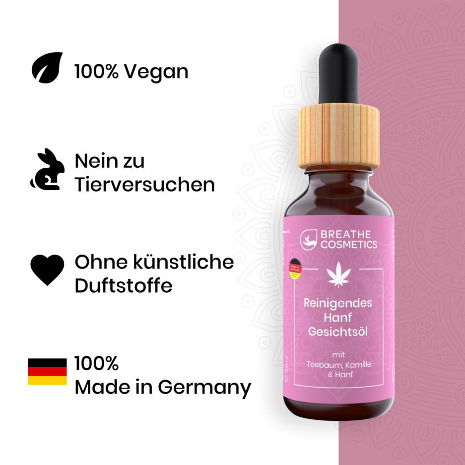 Breathe Organics - Anti Akne CBD Gesichtsöl - 30ml