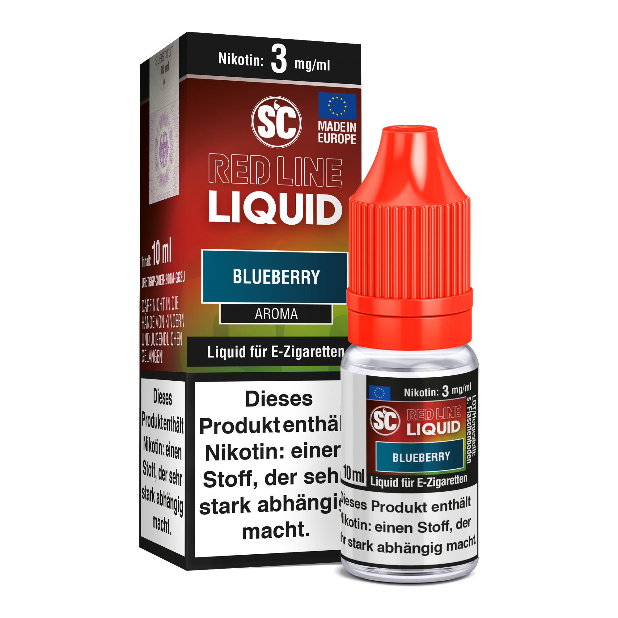 SC - Red Line Nitotin - Blueberry - Nikotin Liquid