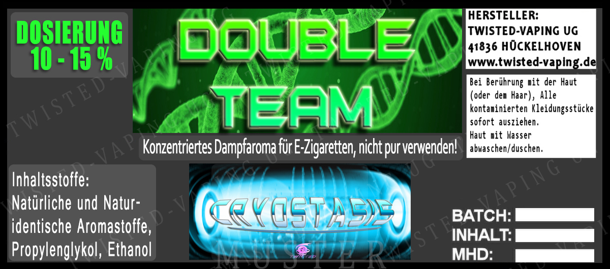 Cryostasis - Double Team 10ml Aroma