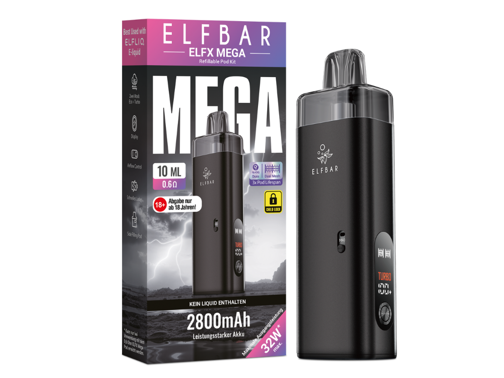 Elfbar - Elfx Mega Akku