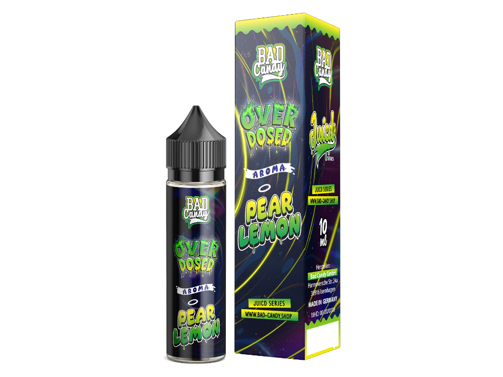 Bad Candy Juiced Series - Pear Lemon 10ml Aroma Longfill Overdosed