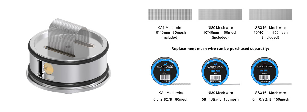 Vandy Vape - Mesh RDA Tank 24mm