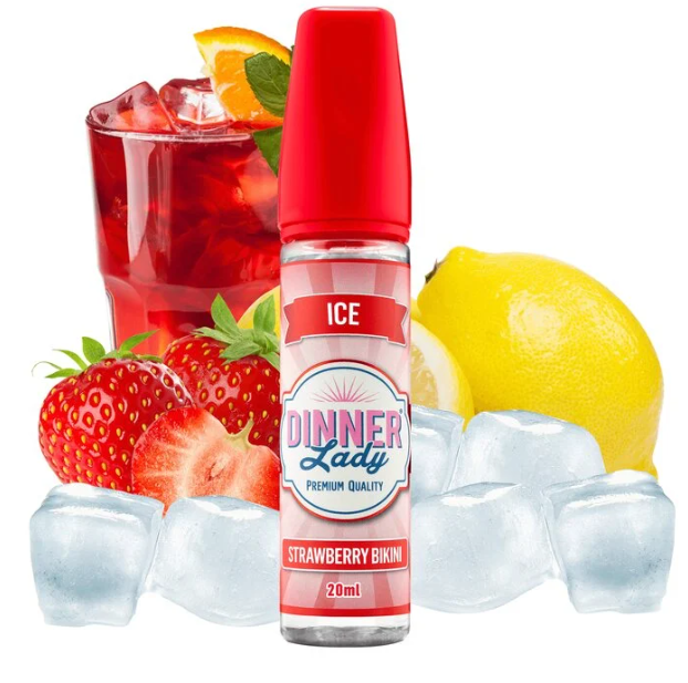 Dinner Lady - ICE - Strawberry Bikini  14ml Aroma Longfill
