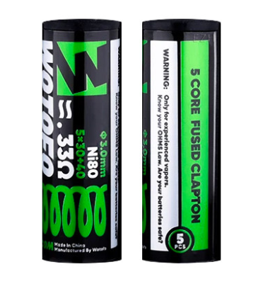 Wotofo - Prebuilt Ni80 5 Core Fused Clapton Coil 0,33 Ohm 5 St. WPBC11