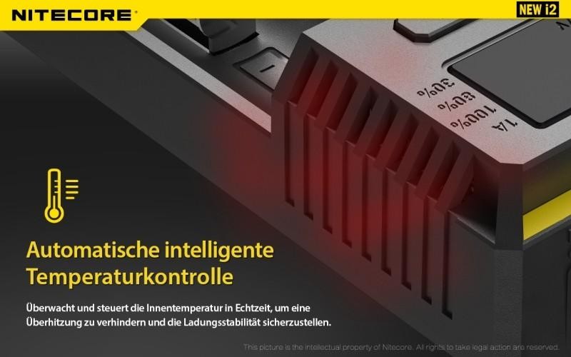 Nitecore NEW i2 - Ladegerät