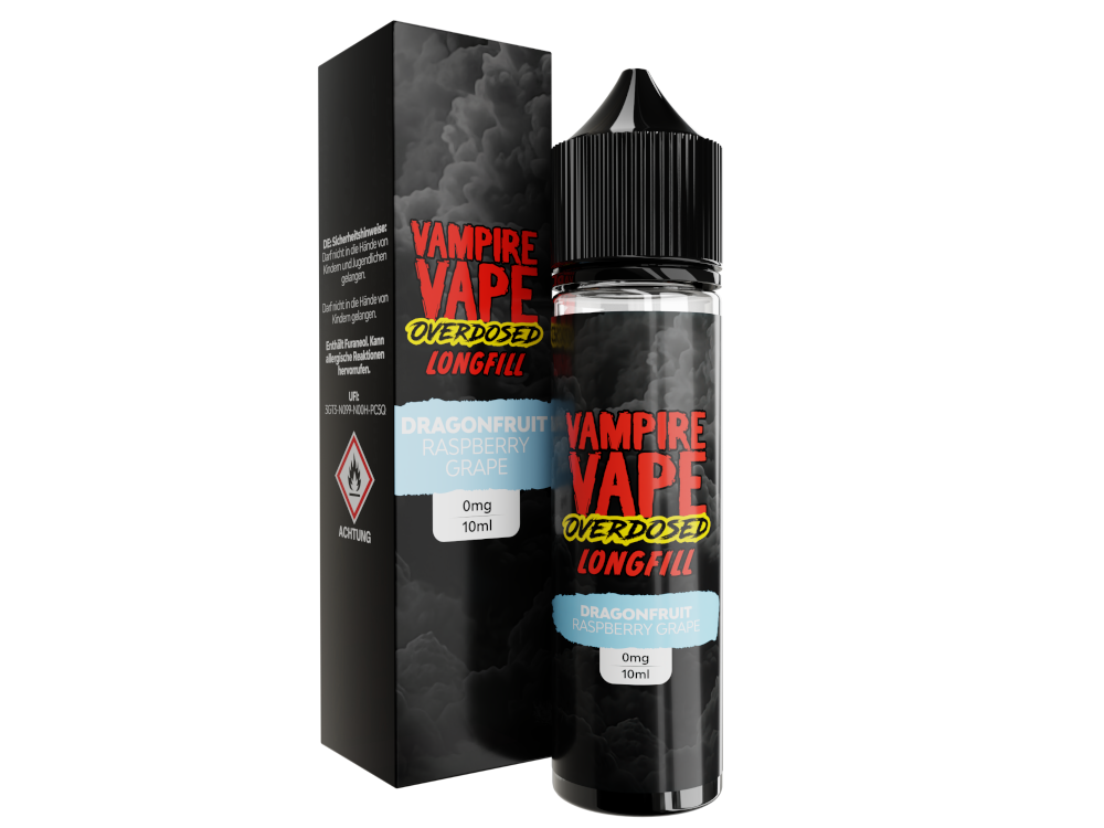 Vampire Vape - Overdosed Dragonfruit Raspberry Grape 10 ml