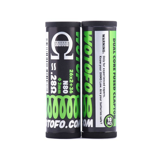 Wotofo - Dual Core Fused Clapton Prebuilt Coils 10 Stk.