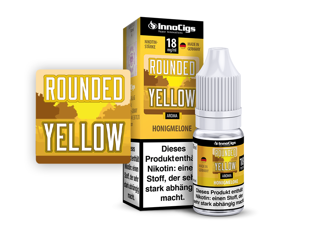 Innocigs - Rounded Yellow Honigmelonen 10ml Liquid