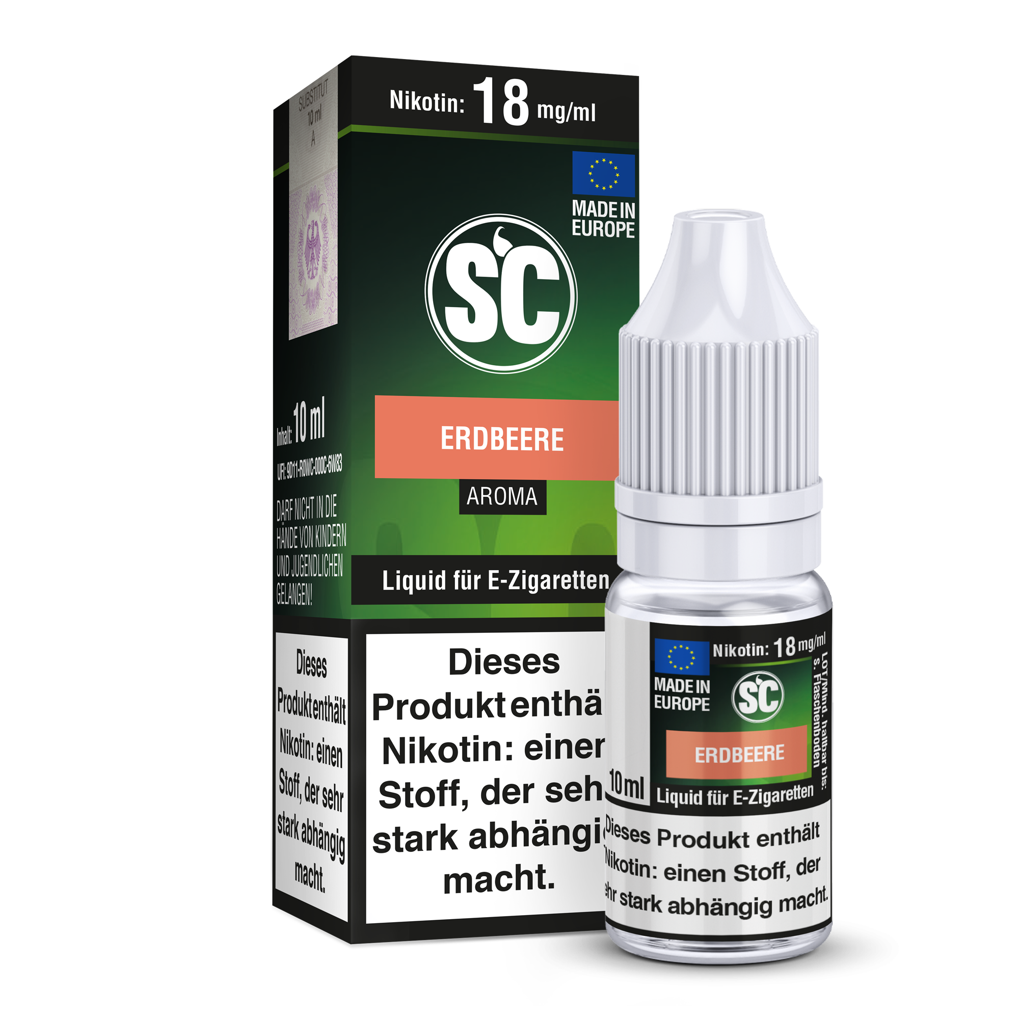 SC - Erdbeere - 10ml Liquid