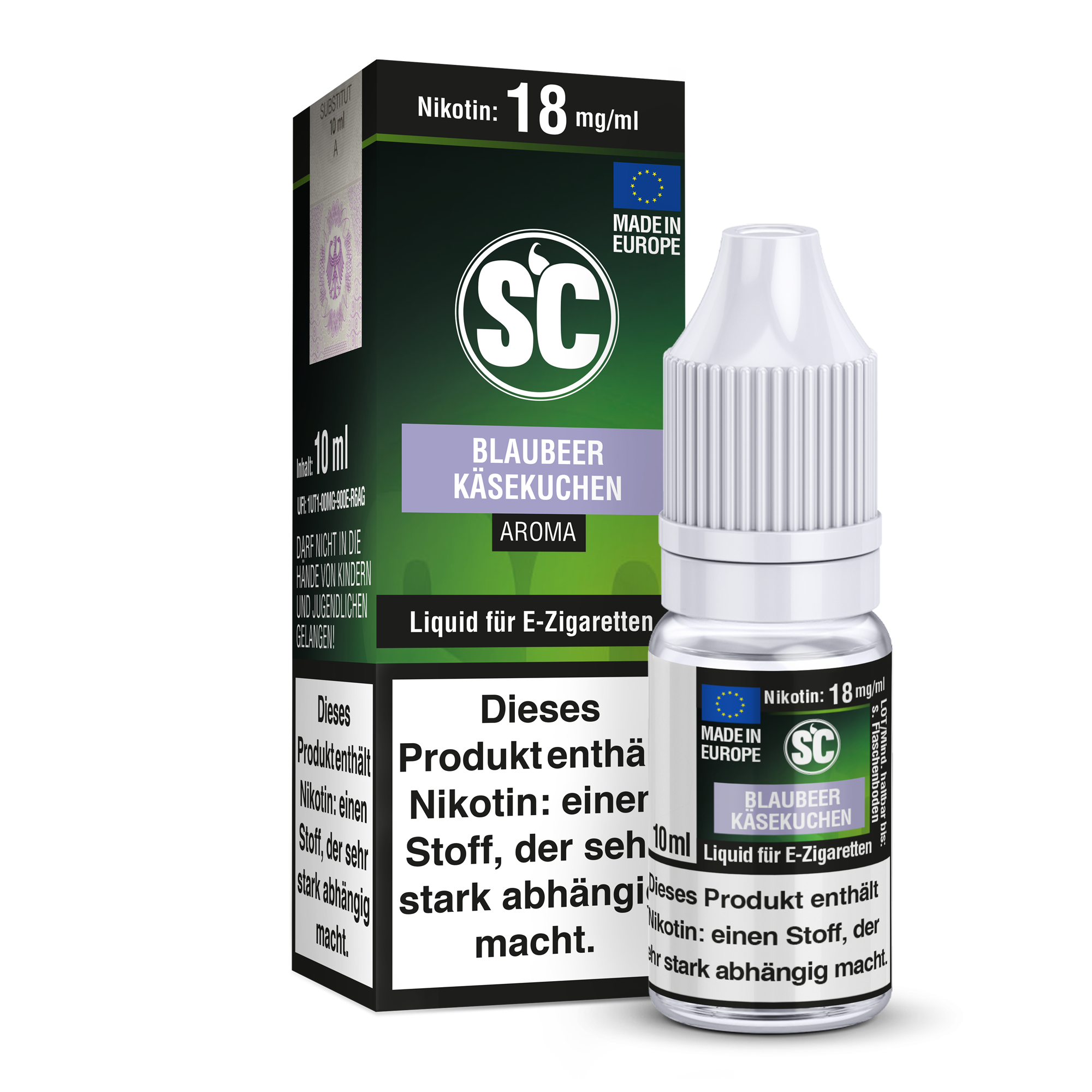 SC - Blaubeer Käsekuchen - 10ml Liquid