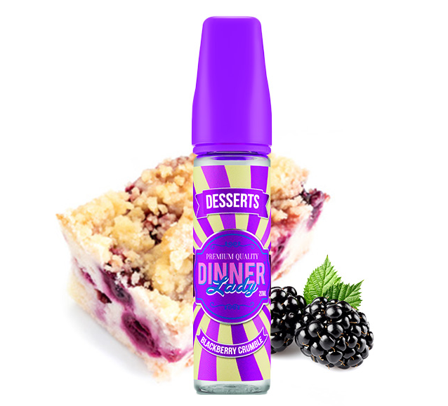Dinner Lady - Dessert - Blackberry Crumble 14ml Aroma Longfill
