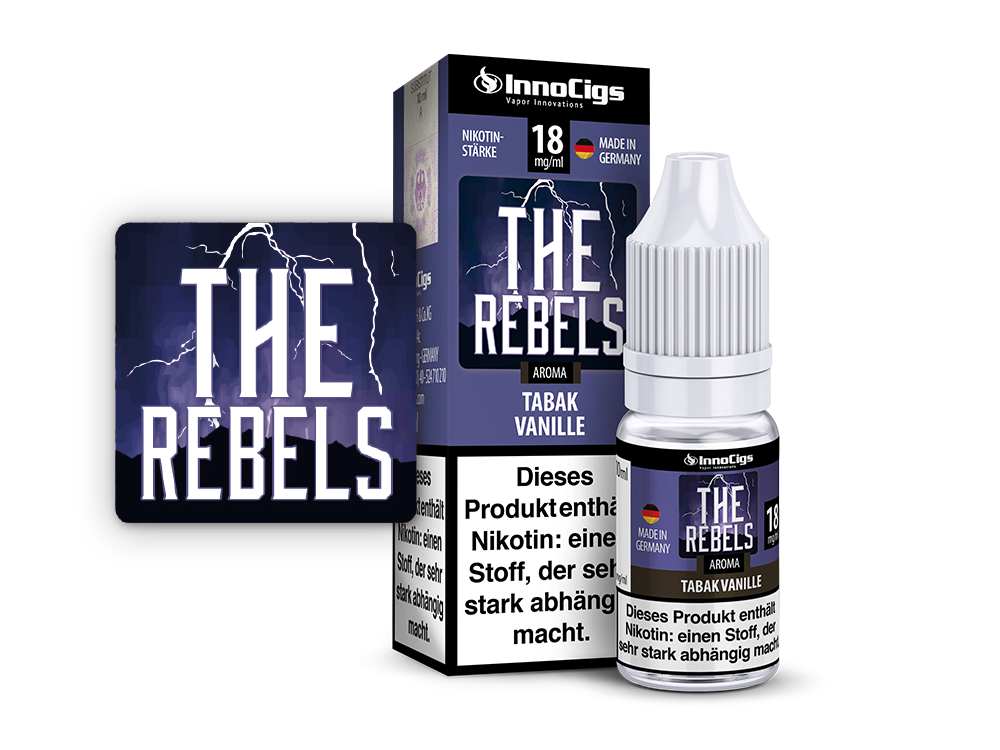 Innocigs - The Rebels Tabak Vanille 10ml Liquid