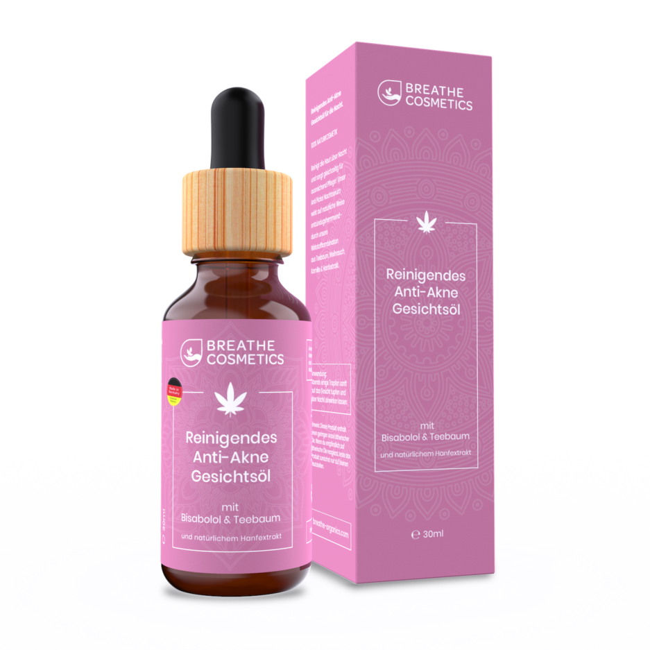 Breathe Organics - Anti Akne CBD Gesichtsöl - 30ml