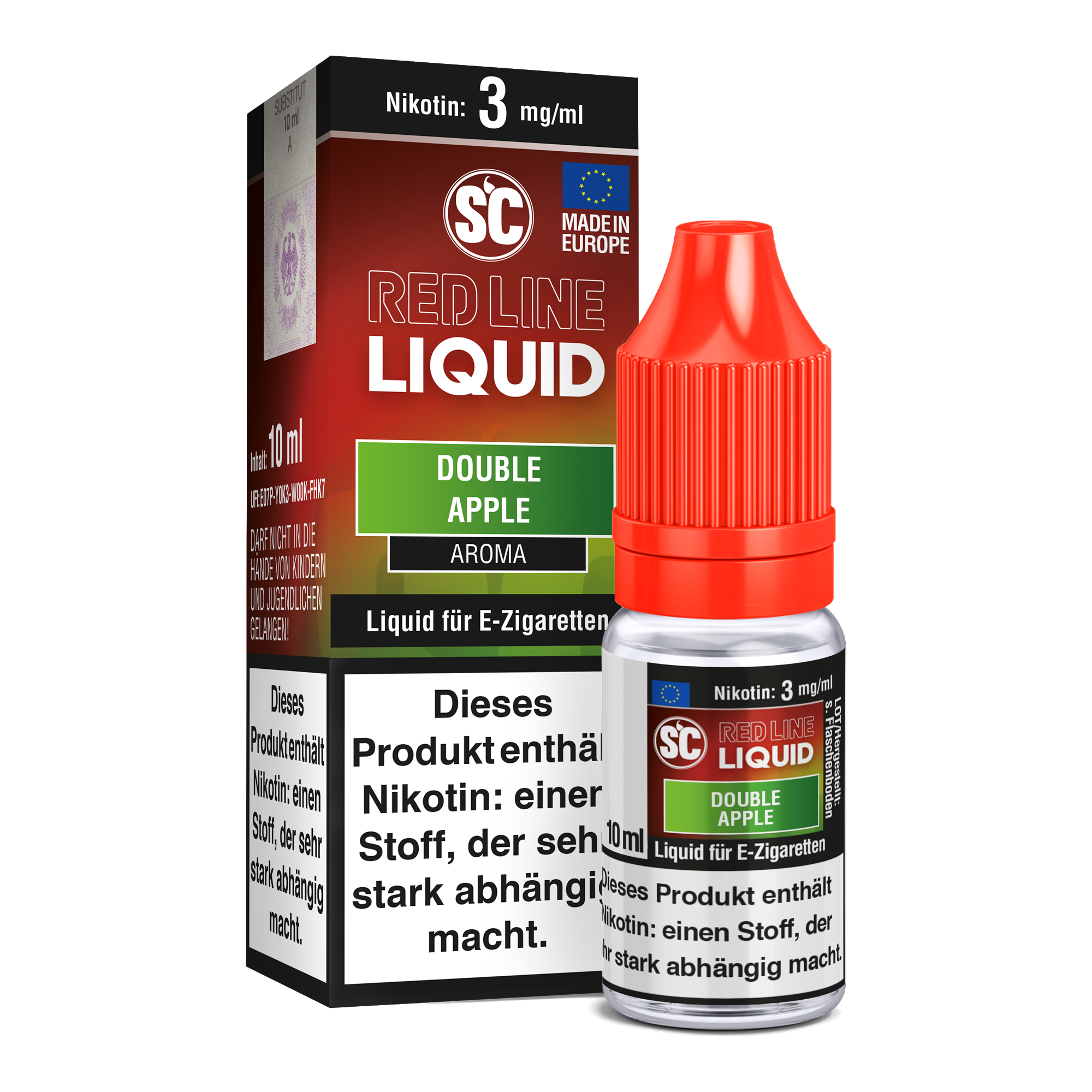 SC - Red Line Nitotin - Double Apple - Nikotin Liquid