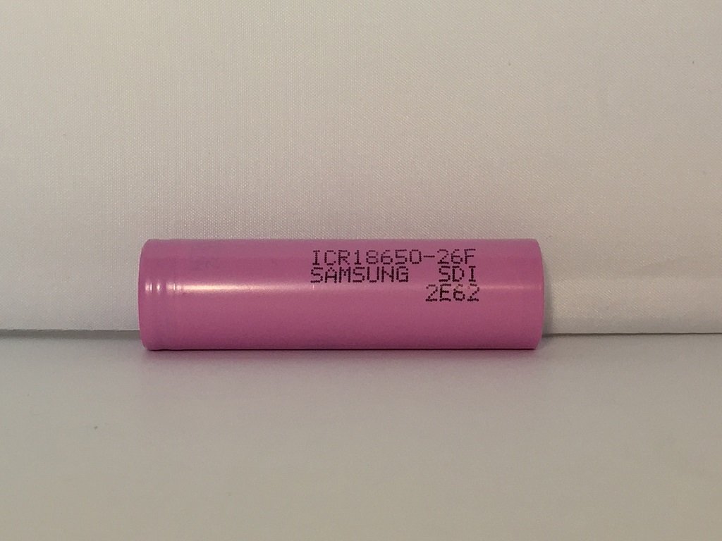 Samsung ICR18650 2600 mAh unprotected