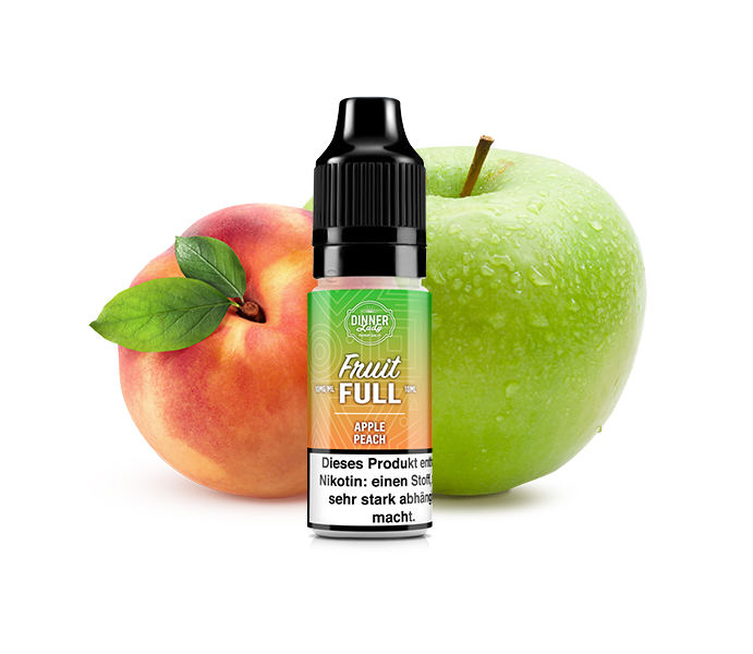 Dinner Lady - Fruit Full - Apple Peach 10ml Nikotinsalz Liquid
